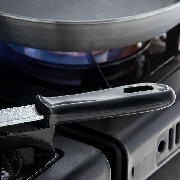 a pan on a stove