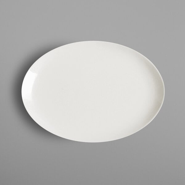 A white oval RAK Porcelain platter.
