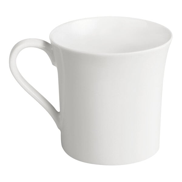 RAK Porcelain Fine Dine 6.8 oz. Ivory Porcelain Coffee Cup - 12/Case