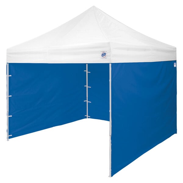 a blue fabric on a white surface
