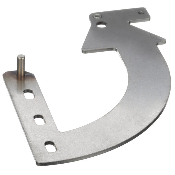 a metal piece with holes