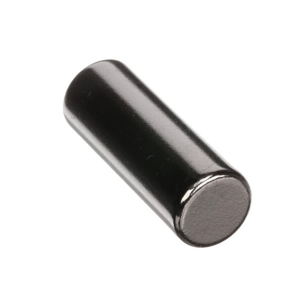 A close-up of a black cylindrical Jackson Magnet.