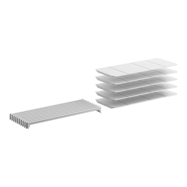 Cambro CPSK2154S5480 Camshelving® Premium Series Stationary Shelf Kit with 5 Solid Shelves - 54" x 21"