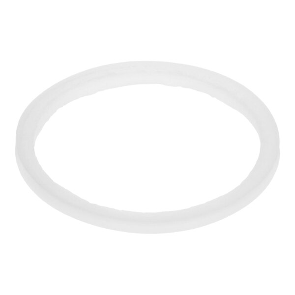 A white circular washer for a rinse arm.