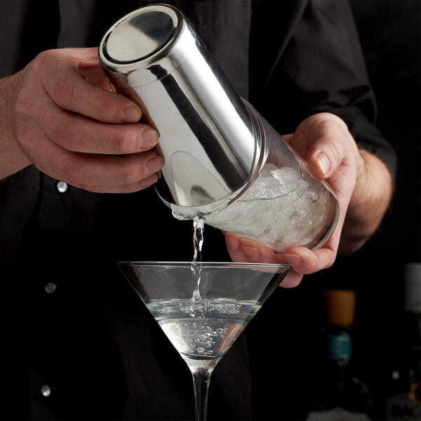 2Piece Boston Shaker Set with 16 oz. Mixing Glass and 30 oz. Stainless Steel Shaker