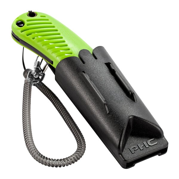 Pacific Handy S4R Right Handed Safety Box Cutter Holster Lanyard Makes Easy Cuts