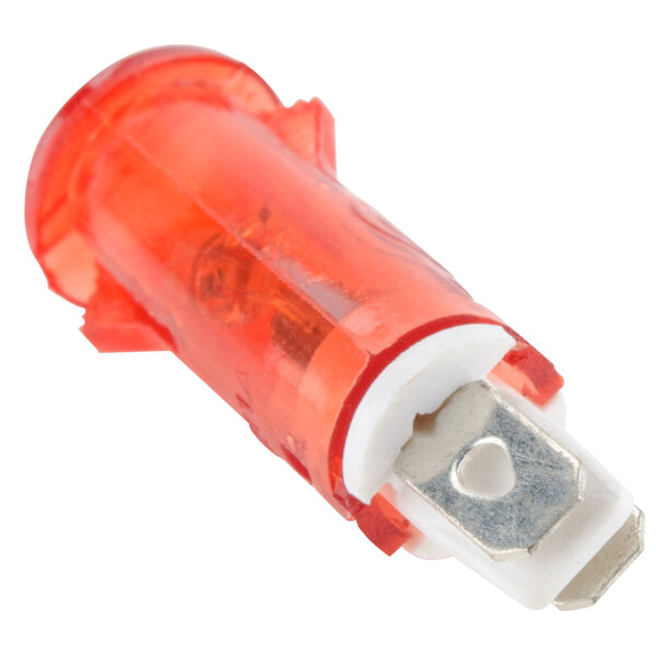 A close-up of a white and red Galaxy replacement "Power" light.