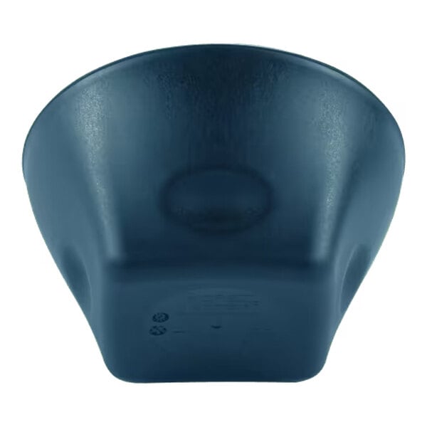 A dark blue 9 oz. high-temperature convection bowl.
