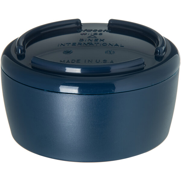 Dinex DX118550 Classic 9 oz. Dark Blue Stackable Insulated Bowl - 48/Case