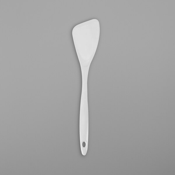 12" White Melamine AngledBlade Turner / Spatula 24/Pack