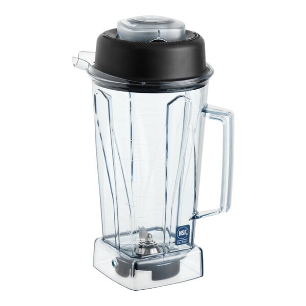 Vitamix 1195 64 oz. Clear Tritan™ Copolyester Blender Jar with Lid and Wet Blade Assembly