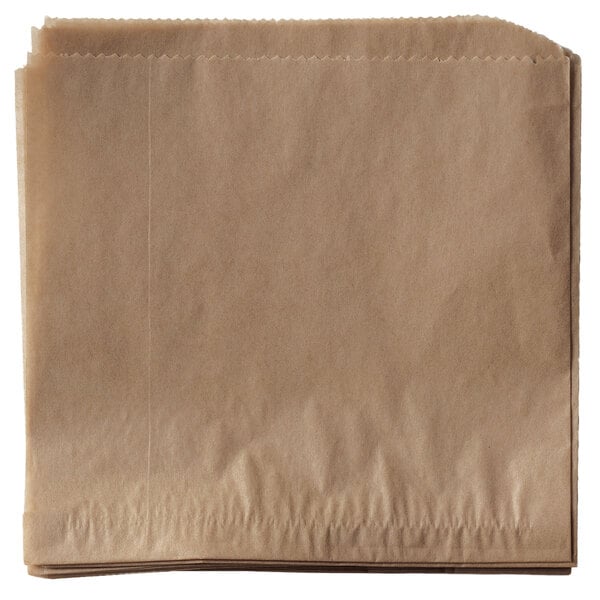 A Get Enterprises brown double-open bag with handles.