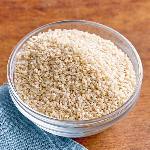 Bulk White Sesame Seeds - 25 lb. | Shop WebstaurantStore