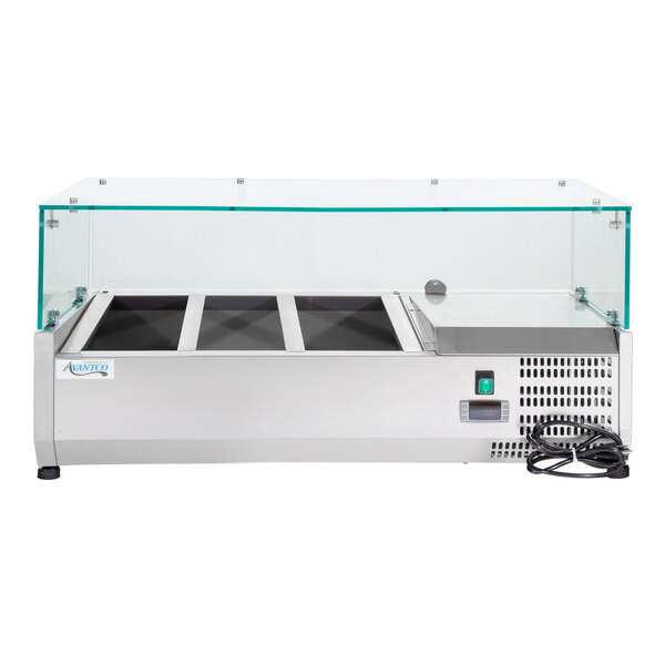 Avantco Cpt 40 Hc 40 Refrigerated Countertop Prep Rail With