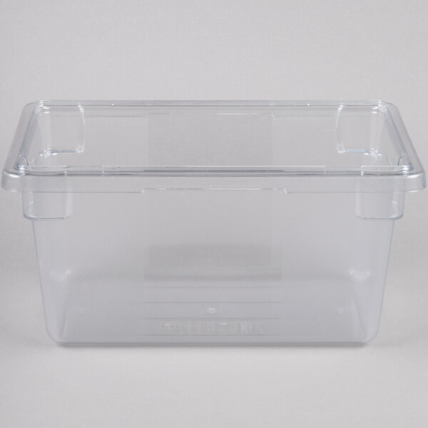 Rubbermaid Fg330400clr Clear Polycarbonate Food Storage Box 18 X 12 9
