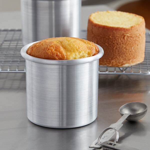 3 X Round Aluminum Mini Cake Pan, Small Round Baking Pans