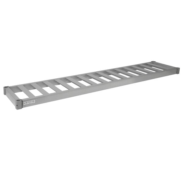 An Eagle Group heavy-duty metal shelf with two shelves on it.