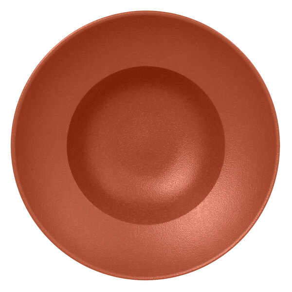 a close-up of a red circle