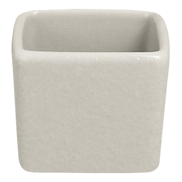 A white square RAK Porcelain Neo Fusion ramekin.