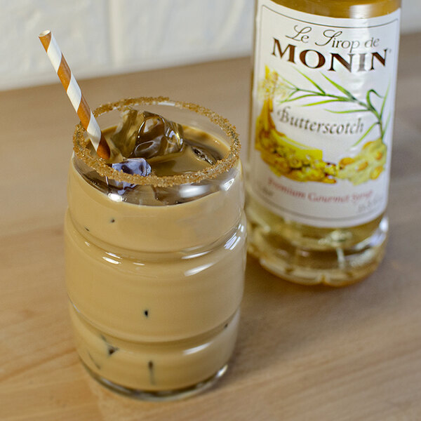 Monin 1 Liter Premium Butterscotch Flavoring Syrup