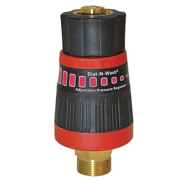 close-up of a pressure regulator