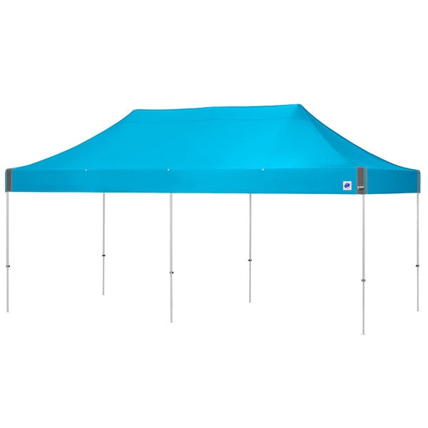 E Z Up EC3STL20KFWHTSP Eclipse Instant Shelter 10 x 20 Splash Canopy with White Frame