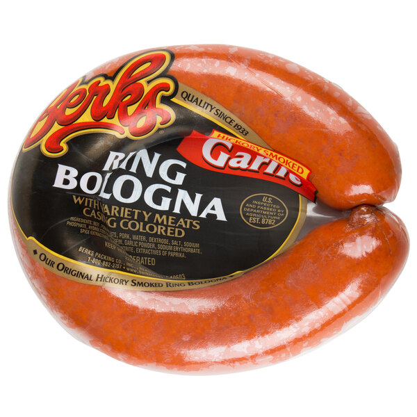 Berks 2 5 Lb Garlic Ring Bologna 10 Case