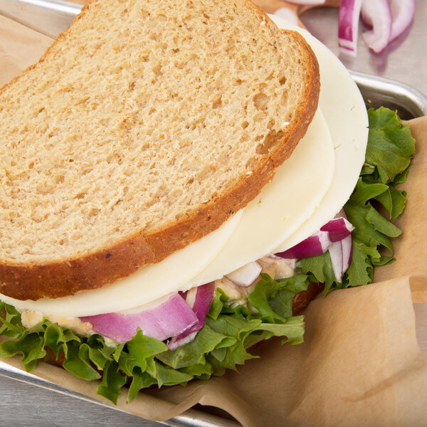 Oak Grove Dairy 6 lb. White Colby Longhorn Cheese Block 4/Case