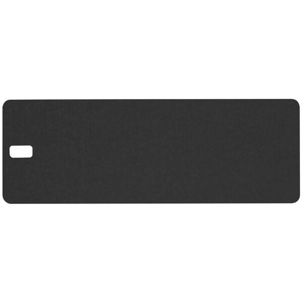 A rectangular black slate Epicurean bread serving board.