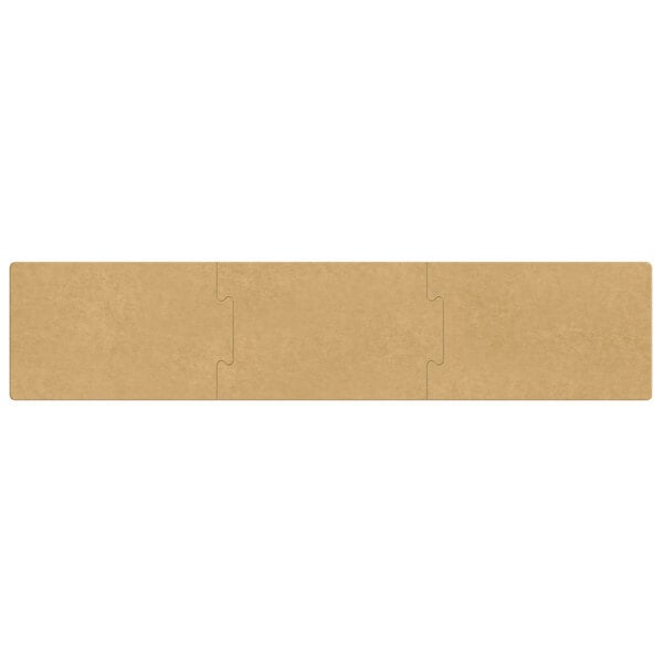 The brown rectangular surface of an Epicurean Richlite wood fiber cutting board.