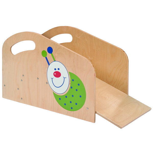 A Whitney Brothers wooden toddler step and ramp.