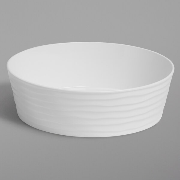 Plastic Bowls - White Round Serving Bowls