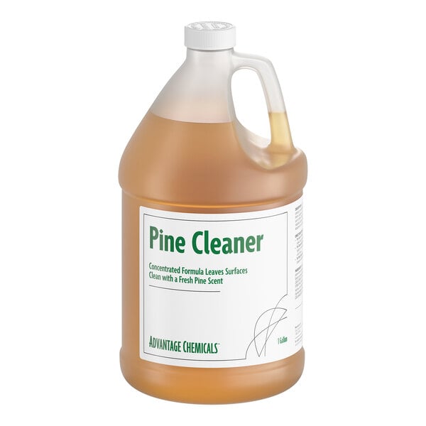 Advantage Chemicals 1 Gallon / 128 oz. Concentrated Pine Cleaner - 4/Case
