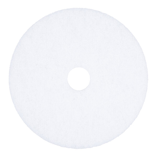 Scrubble by ACS 41-20 Type 41 20" White Polishing Floor Pad