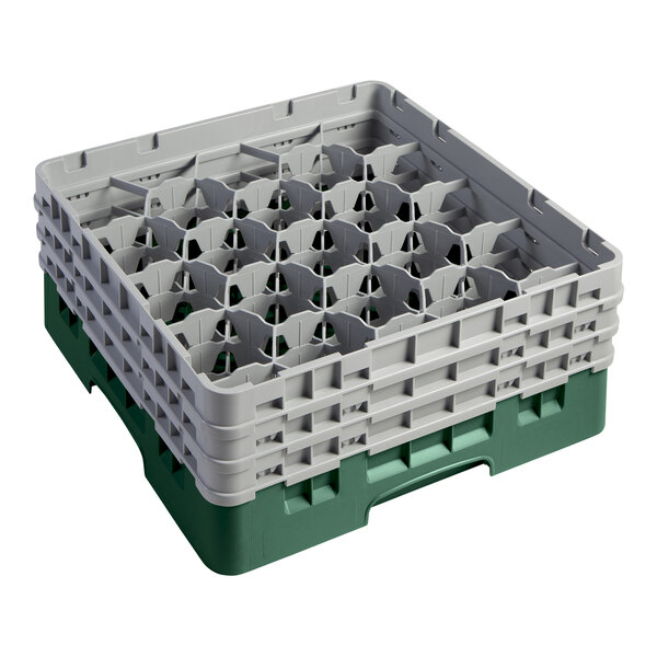 a plastic crate with holes in it