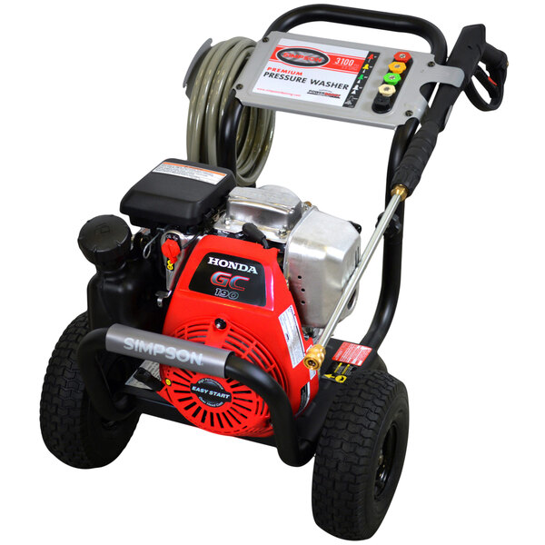 Simpson 60652 Megashot 3100 PS Pressure Washer w/ Honda Engine (2.5 GPM)