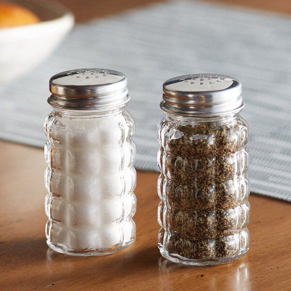 anchor hocking salt and pepper shakers