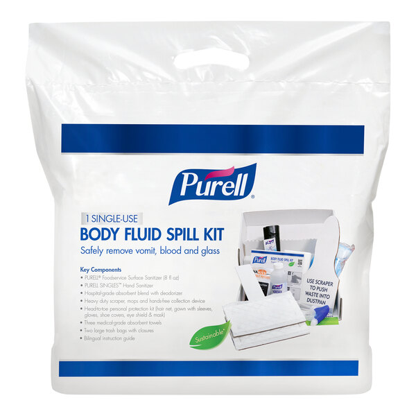 PURELL® 3841-02-ECO Eco-Friendly Body Fluid Spill Kit - 2/Case