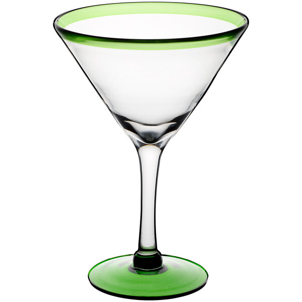 Vintage Dark Green Cocktail Pitcher, Stirrer & Glasses Set