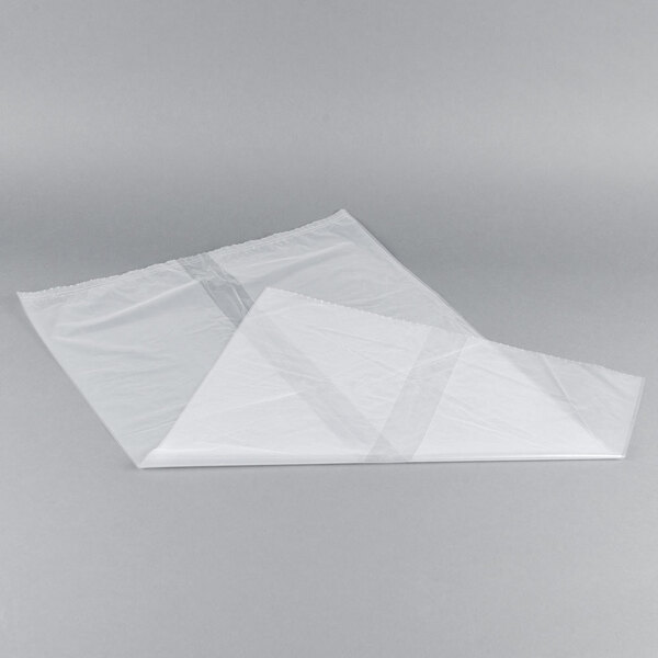 Two LK Packaging plastic food bags.