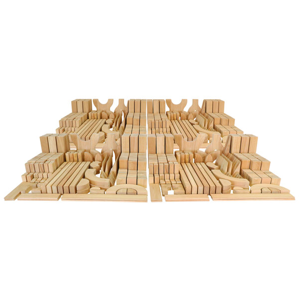 childrens wooden block set