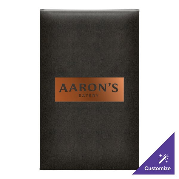 Menu Solutions K015G Kensington 11" x 17" Customizable 1 View Menu Cover