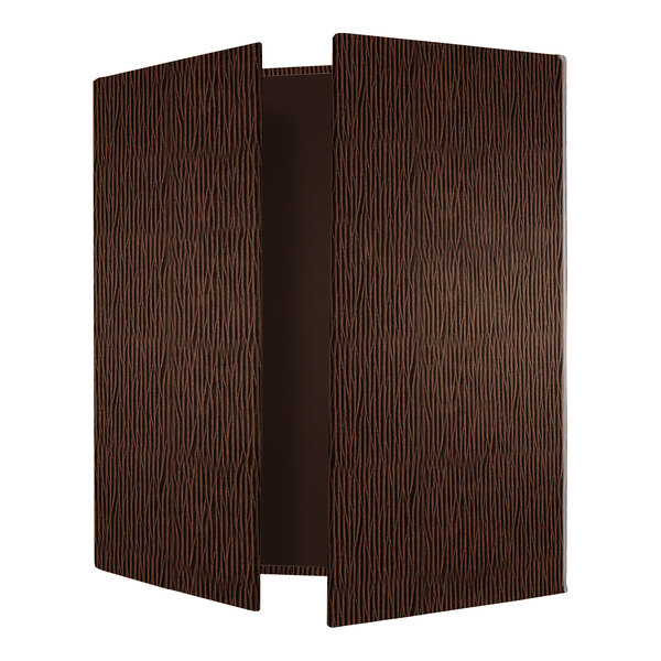 Menu Solutions 855C Slim Line 4 1/4" x 8 1/2" x 11" Gatefold Style 3 View Menu Cover