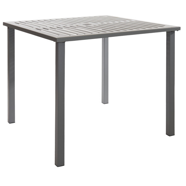 a table with a square top