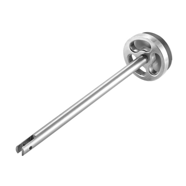A Chicago Metallic stainless steel rod with a round wheel on the end.