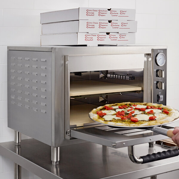 Avantco Dpo 18 Ds Double Deck Countertop Pizza Oven 3200w