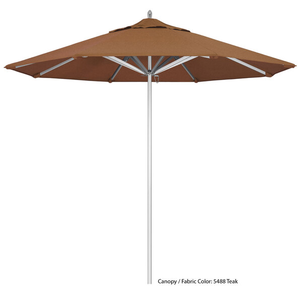 a close-up of a brown umbrella