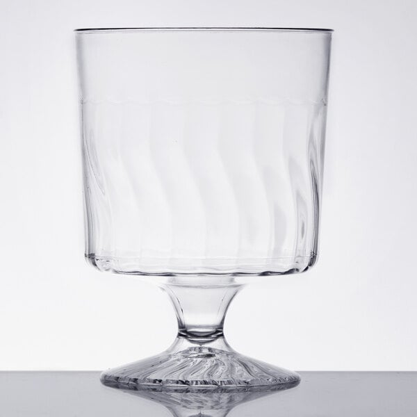 plastic cup wine glass