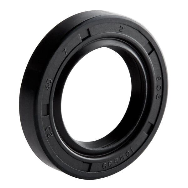 A black round oil seal screw for a Backyard Pro BSG32 Meat Grinder.