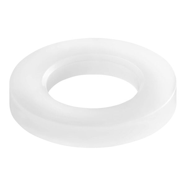 A white nylon bushing designed for Backyard Pro Butcher Series BSG22 and BSG32 meat grinders.